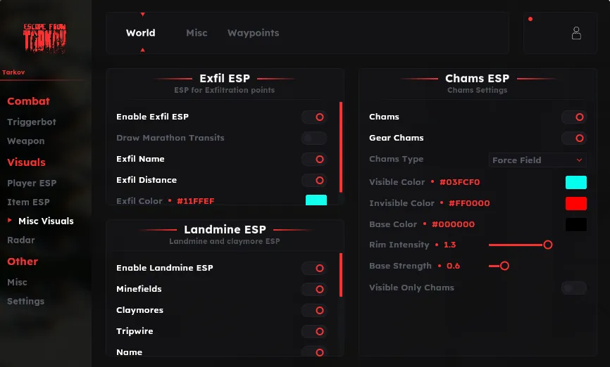 Next Lite cheat for Escape From Tarkov - screenshot 2