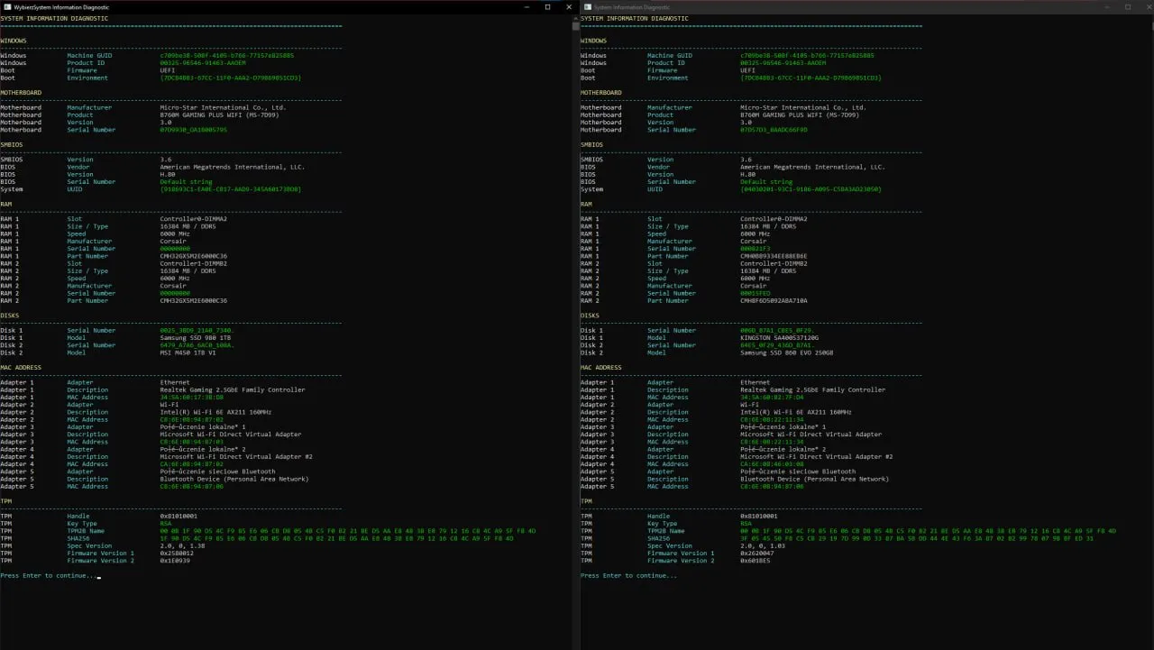 Скриншот спуфера Stugware TPM Spoofer - 2