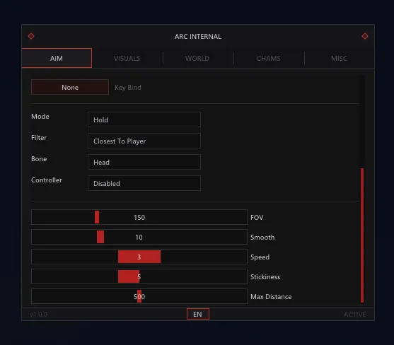 Shxdow Internal cheat for Arc Raiders - screenshot 1
