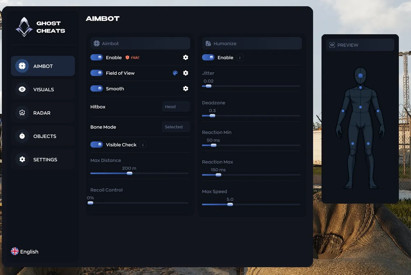 Ghost cheat for WARDOGS - screenshot 5