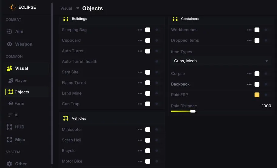 Eclipse cheat for Rust - screenshot 5