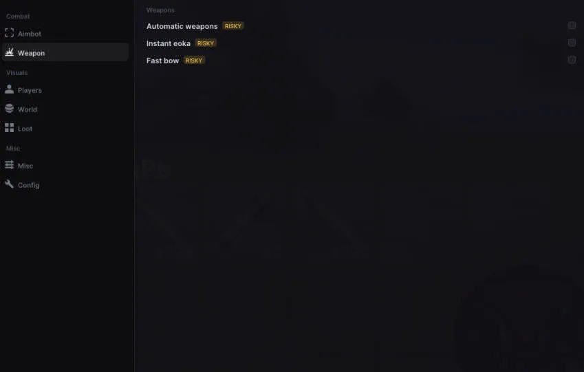 Скриншот чита UDP для Rust - 1