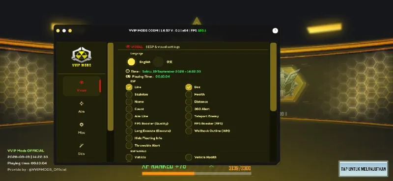 Скриншот мобильного чита Vvip Call of Duty Mobile для Call of Duty: Mobile - 9