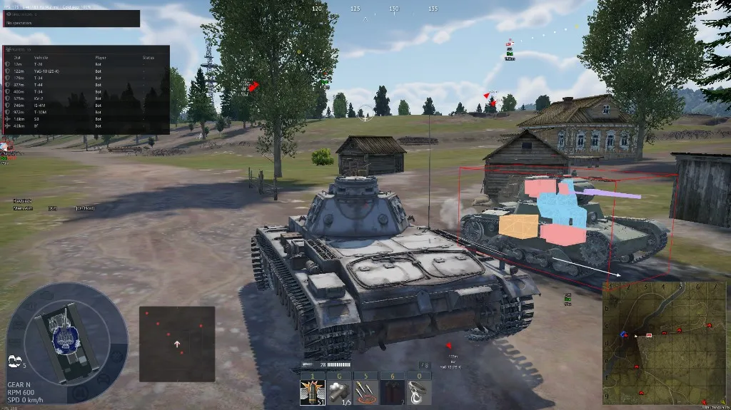 Скриншот DMA-чита Pure War Thunder - 7
