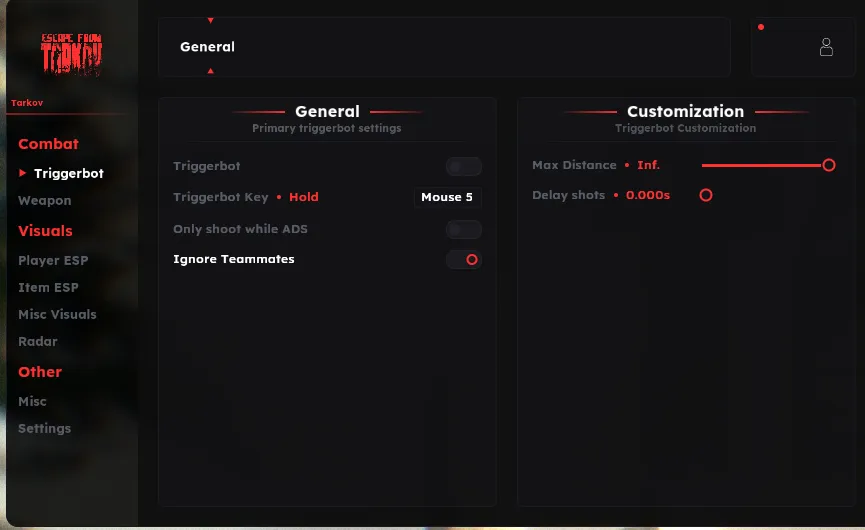 Next Lite cheat for Escape From Tarkov - screenshot 12