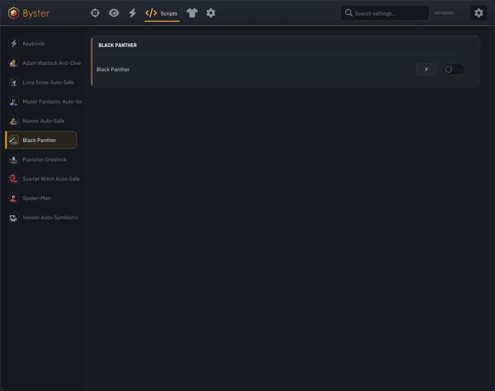 Byster cheat for Marvel Rivals - screenshot 13