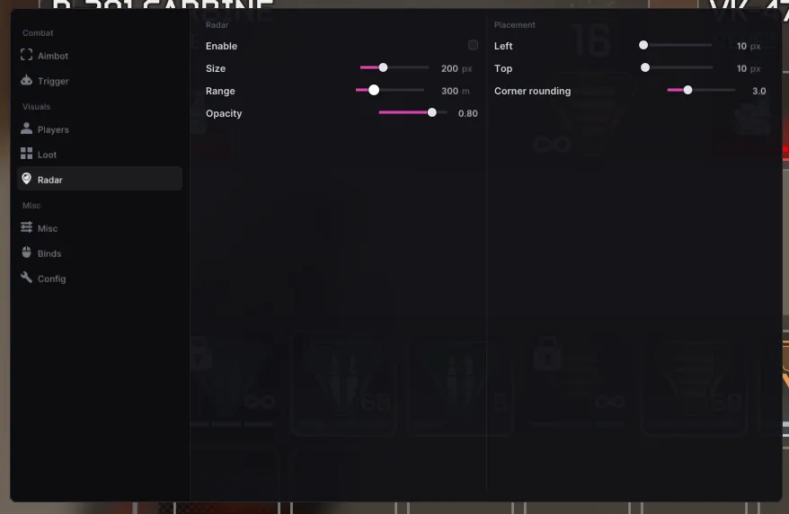 Скриншот чита UDP для Apex Legends - 10