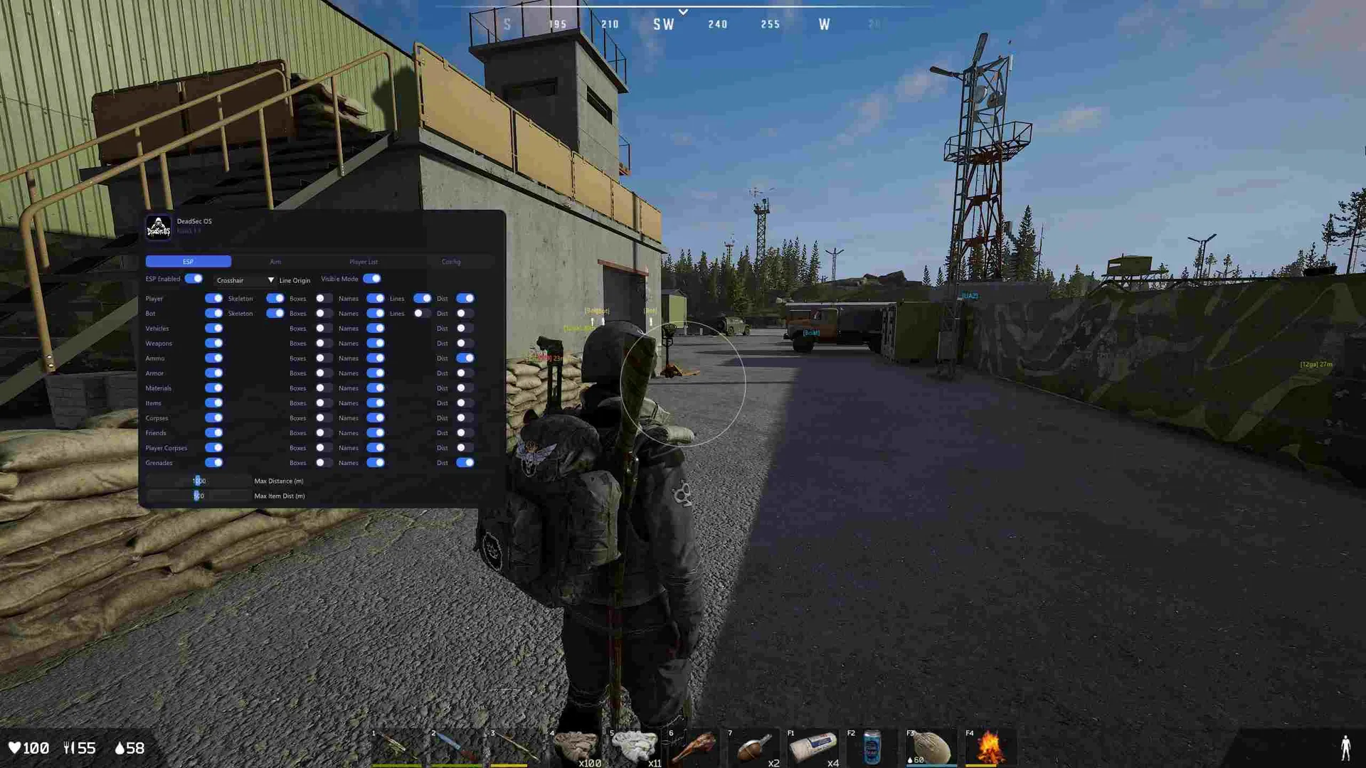 Скриншот чита DeadSec для DeadSide - 1