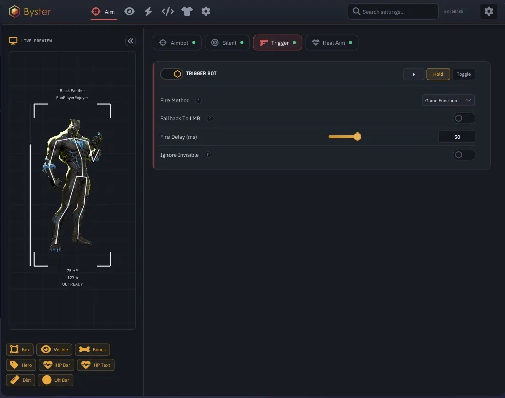Byster cheat for Marvel Rivals - screenshot 8