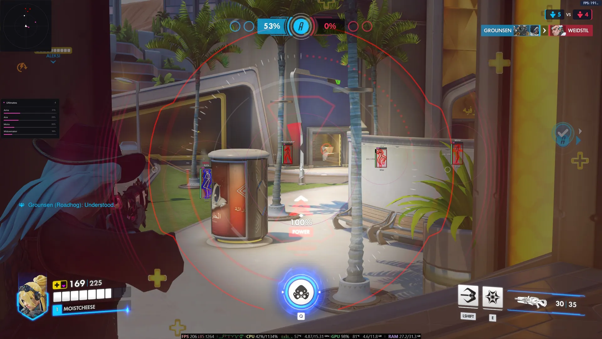 Скриншот чита UDP для Overwatch 2 - 16