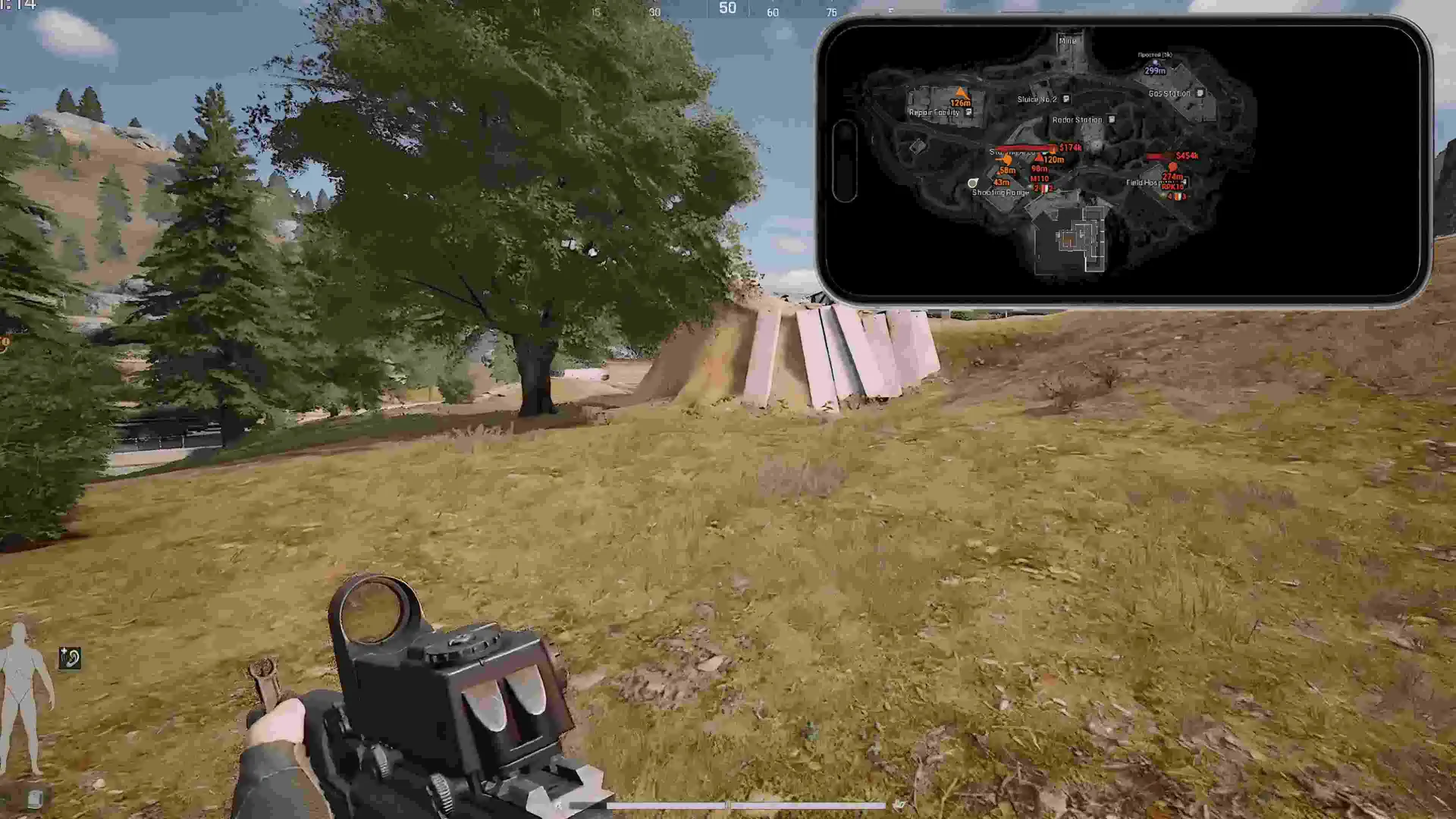 Скриншот чита Paranoya WEB RADAR для Arena Breakout - 1