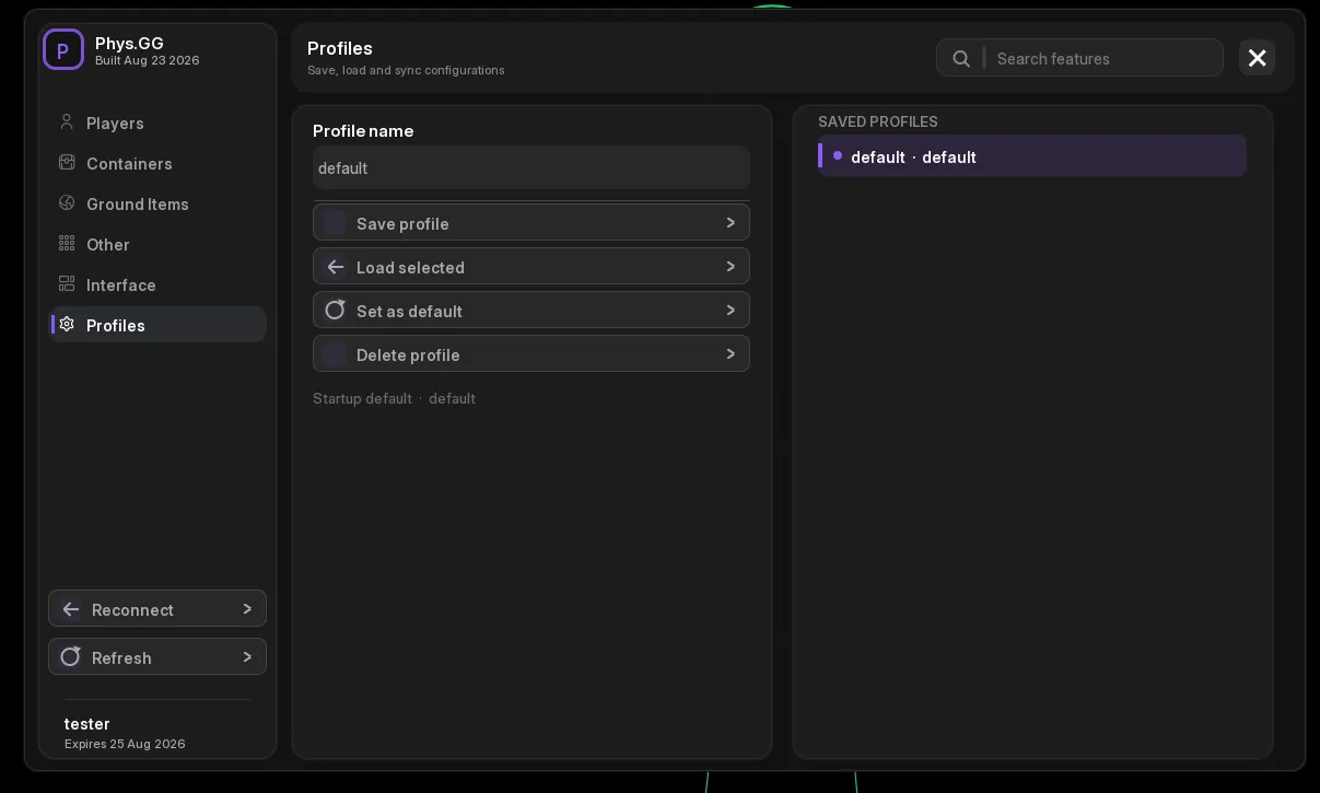 Скриншот DMA-чита Phys Arena Breakout - 4