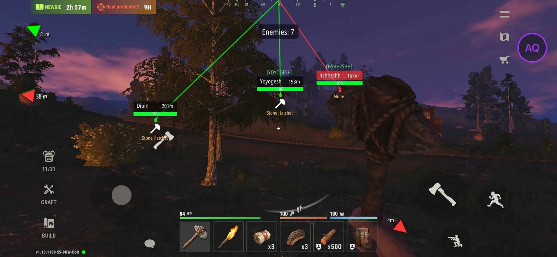 Скриншот мобильного чита AQREH IOS для Oxide: Survival Island - 5