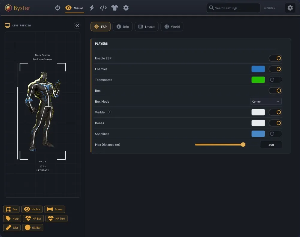 Byster cheat for Marvel Rivals - screenshot 9