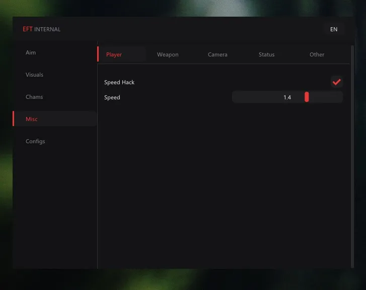 Shxdow Internal cheat for Escape From Tarkov - screenshot 3