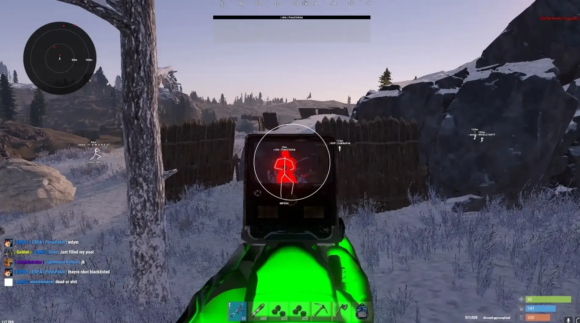 Скриншот чита Disconnect External для Rust - 2