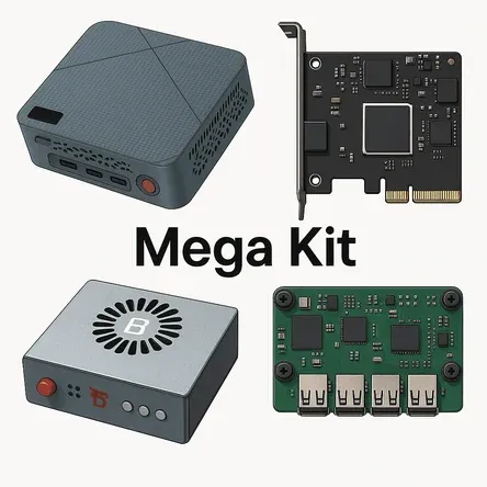 Mega Kit Dma + Fuser + Makcu + Mini PC hardware