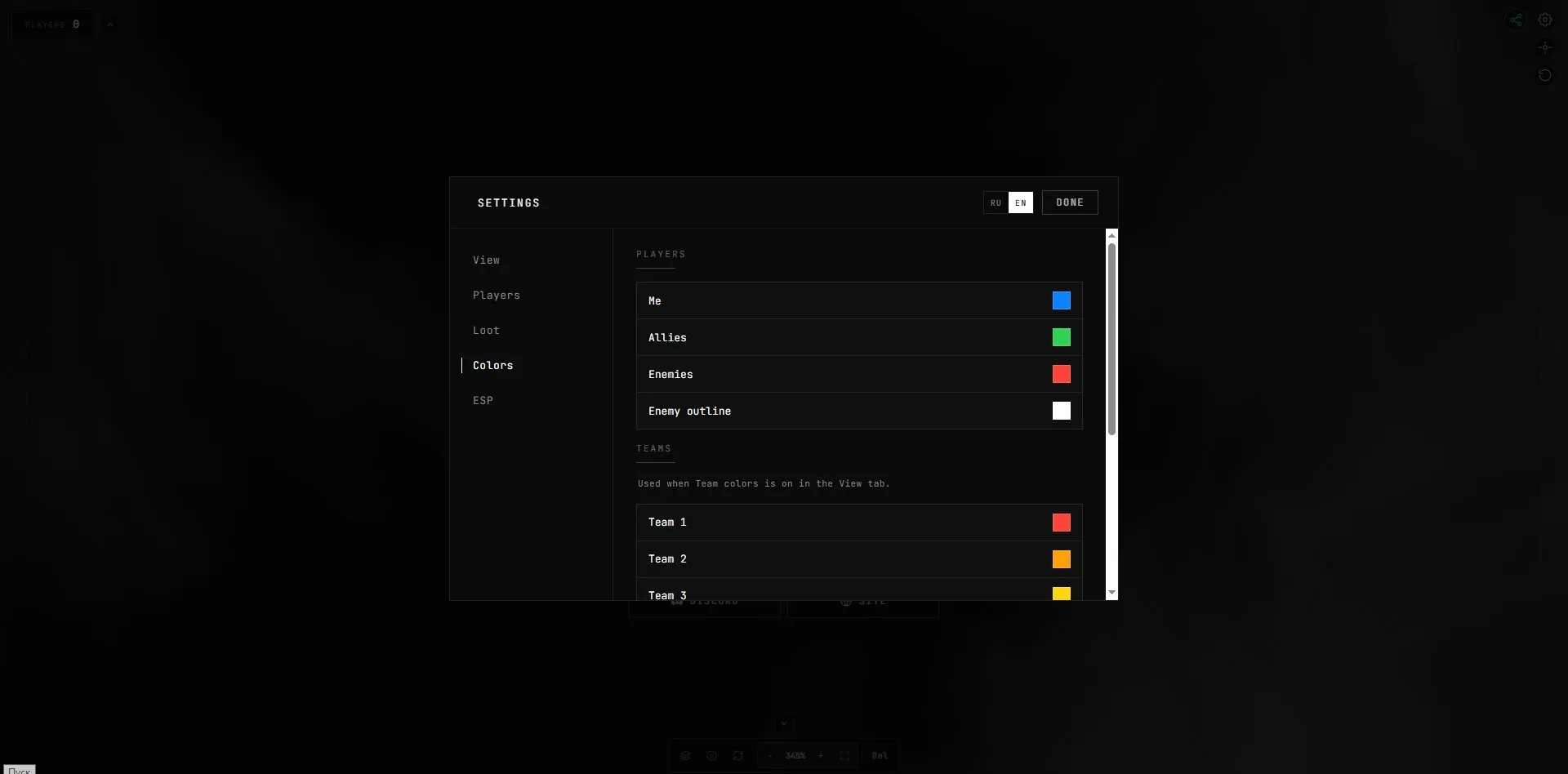 Скриншот чита Lexfan WEB Radar + ESP для Arc Raiders - 9
