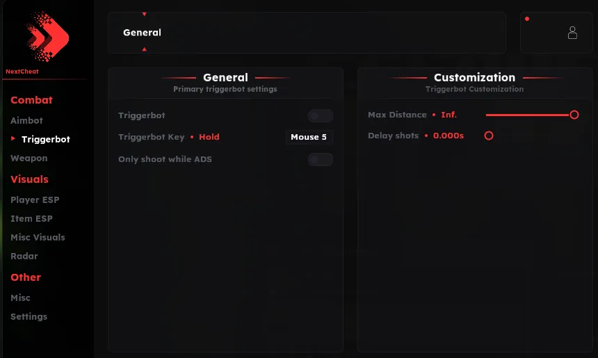 Next Pro cheat for Escape From Tarkov - screenshot 5
