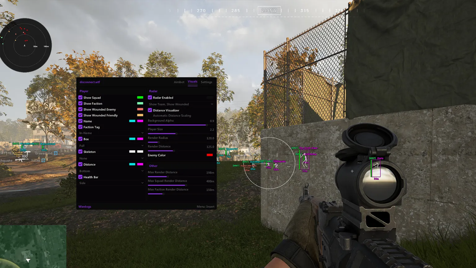 Disconnect cheat for Wardogs - screenshot 1