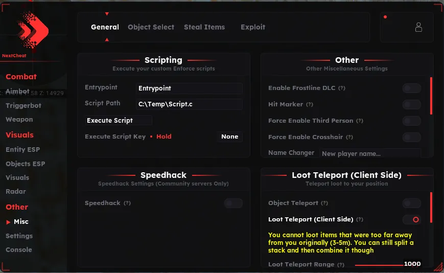 Next Pro cheat for DayZ - screenshot 7