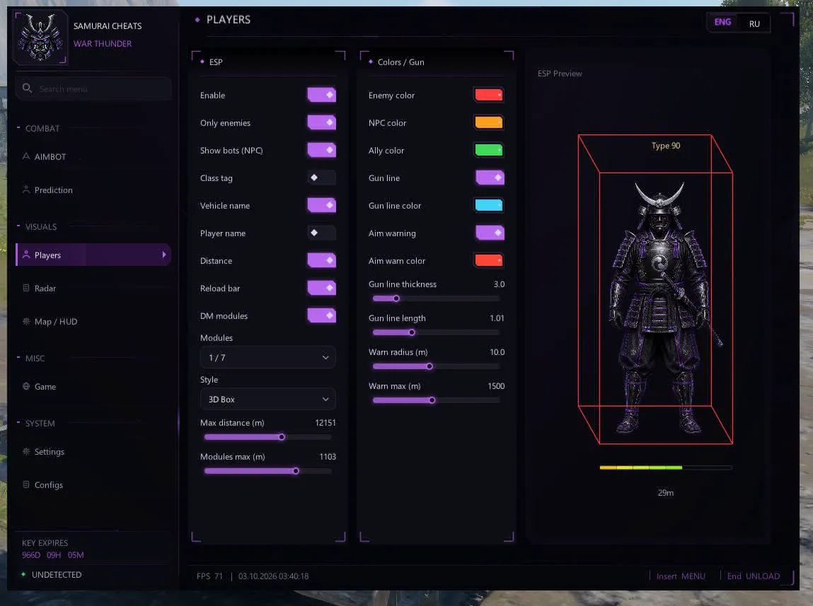 Samurai cheat for War Thunder - screenshot 6
