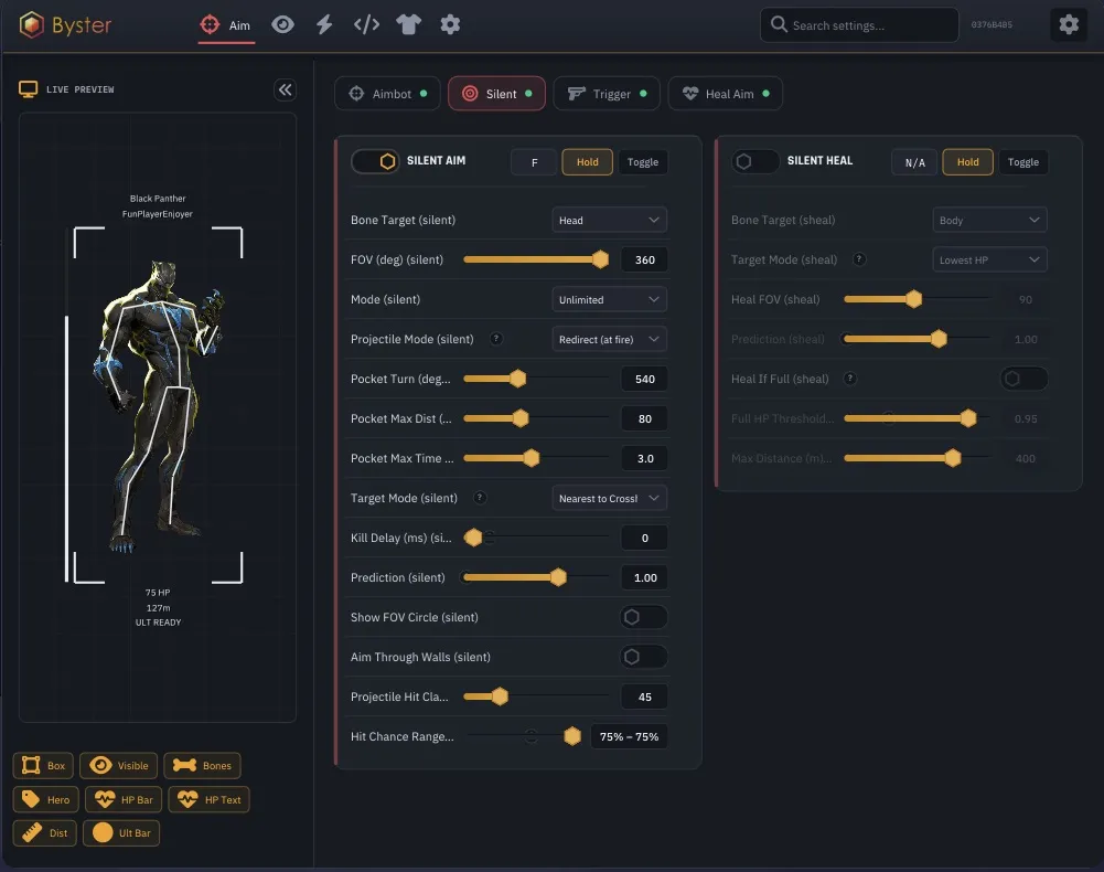Byster cheat for Marvel Rivals - screenshot 7