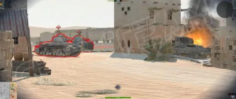 Скриншот чита CFF для World of Tanks Blitz (Lesta) - 5