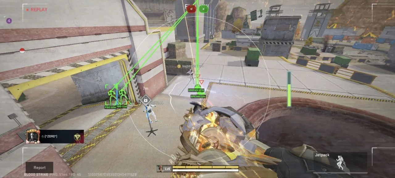 Скриншот мобильного чита Vvip Blood Strike - 1