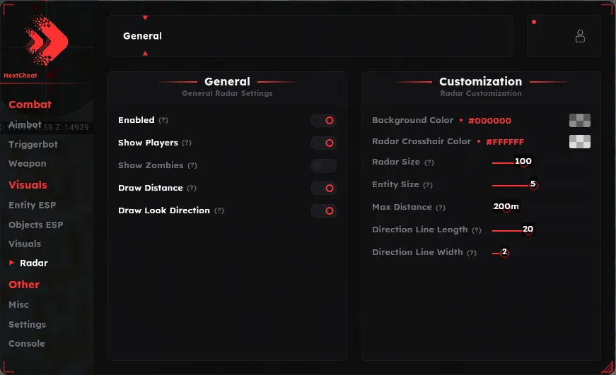 Next Pro cheat for DayZ - screenshot 6
