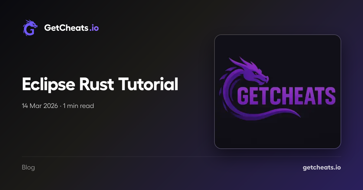 Eclipse Rust Tutorial | GetCheats.io